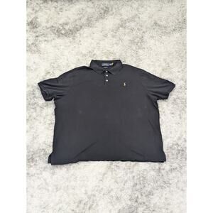 Polo Ralph Lauren Golf Polo Classic Fit Black Short Sleeve Mens Sz 2XL XXL
